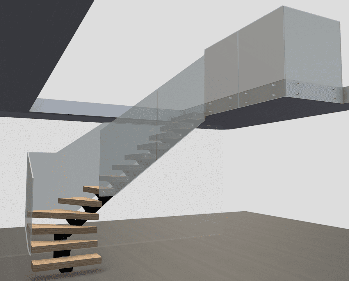Stunning modern staircase for new builds & refurbishments.