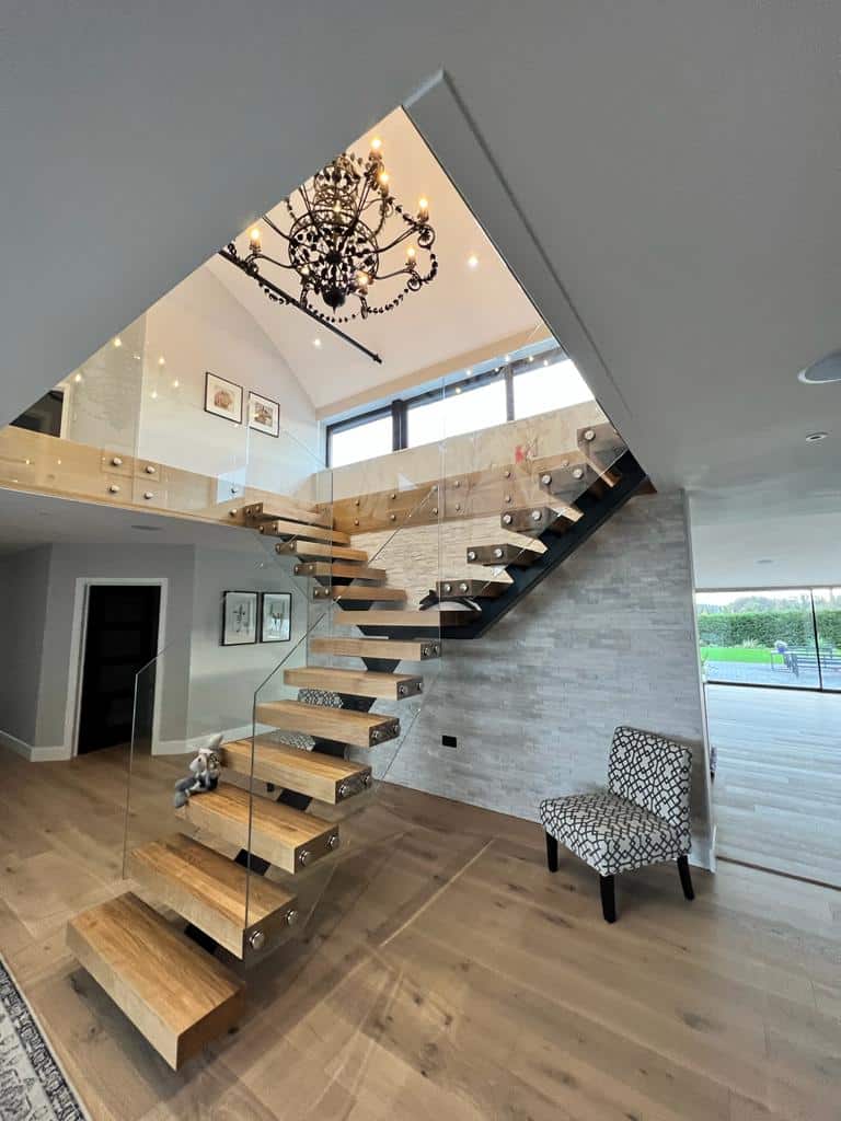 modern staircase by Continox