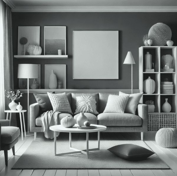 Grey and White Contrast