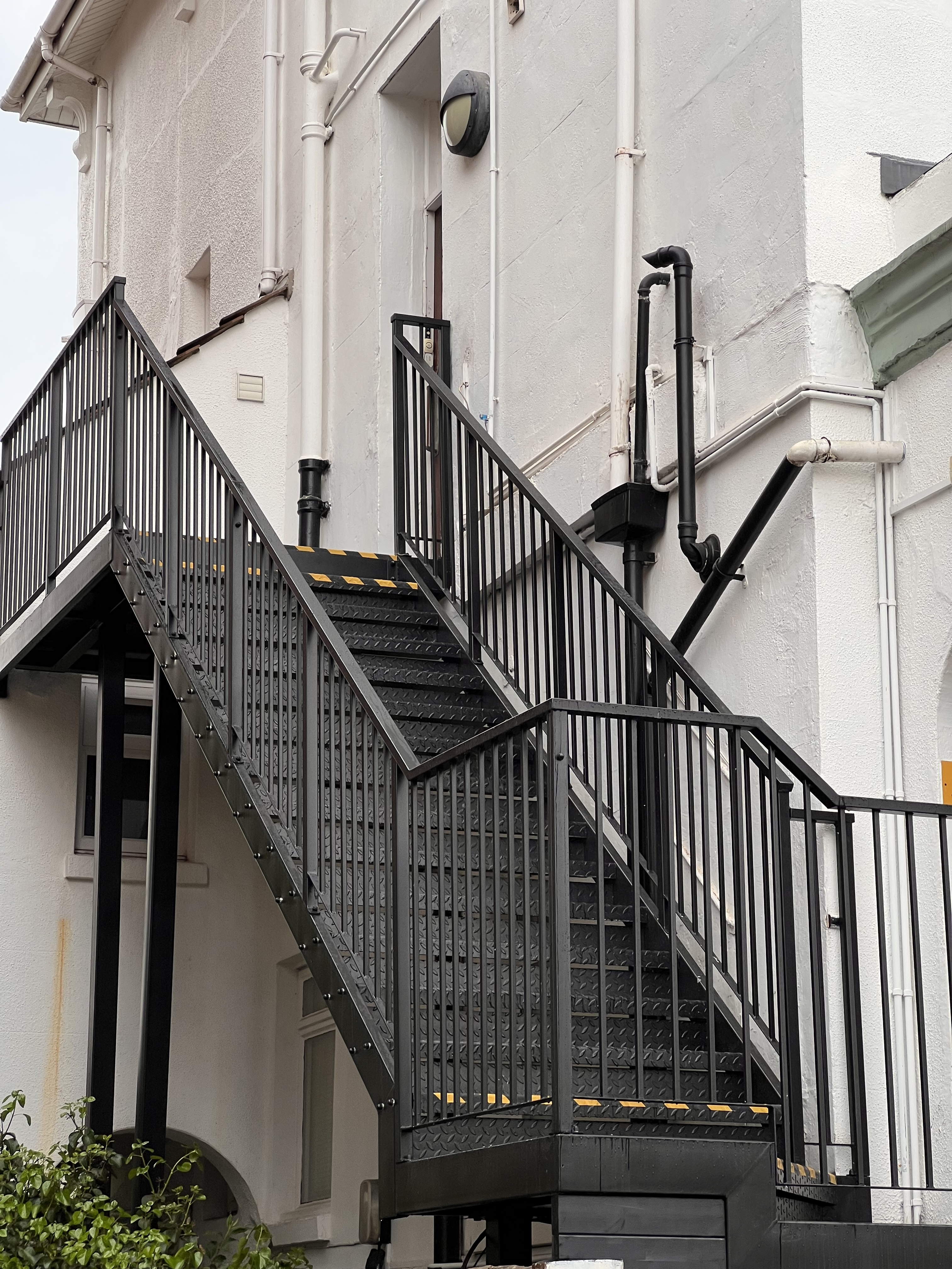 Replacing a Timber Fire Escape Staircase with Steel UK