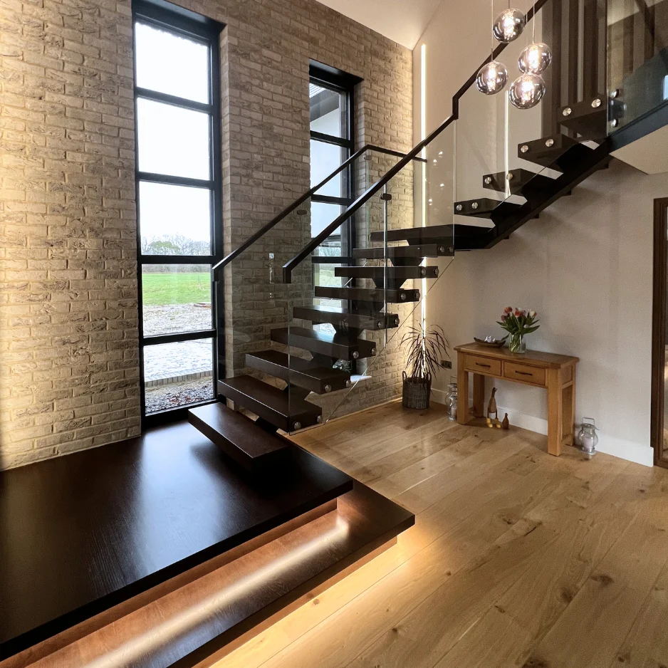 Tirol Vorarlberg Kitzbühel ultra-luxury alpine chalet staircase